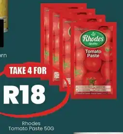 Super Save Rhodes Tomato Paste 50G offer