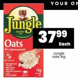 Super Save Jungle oats 1kg offer