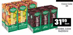 Super Save Rhodes Juice 6x200ml offer