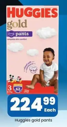 Super Save Huggies gold pants offer