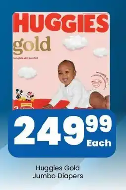 Super Save Huggies Gold Jumbo Diapers offer