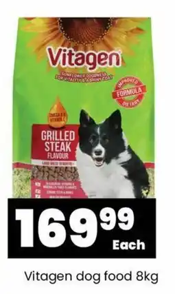 Super Save Vitagen dog food 8kg offer