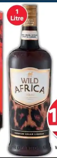 Pick n Pay Hypermarket Wild Africa Cream Liqueur 1 Litre offer