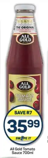 Pick n Pay Hypermarket All Gold Tomato Sauce 700ml offer