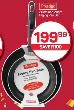 Pick n Pay Hypermarket Prestige 20cm and 24cm Frying Pan Sets offer