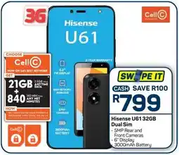 Pick n Pay Hypermarket Hisense U61 32GB Dual Sim offer