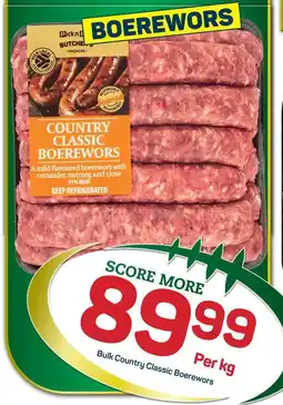 Pick n Pay Bulk Country Classic Boerewors offer
