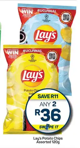 Pick n Pay Lay's Potato Chips Assorted 120g offer