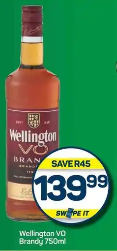 Pick n Pay Wellington VO Brandy 750ml offer