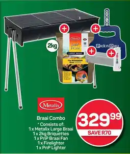 Pick n Pay Metalix Braai Combo offer
