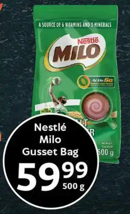 Oxford Freshmarket Nestlé Milo Gusset Bag offer
