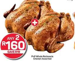 Pick n Pay Hypermarket PnP Whole Rotisserie Chicken Assorted offer