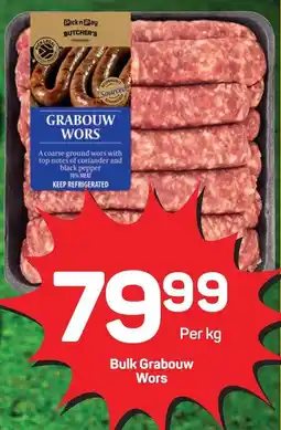 Pick n Pay Hypermarket Bulk Grabouw Wors offer