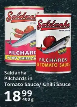 Oxford Freshmarket Saldanha Pilchards in Tomato Sauce/ Chilli Sauce offer