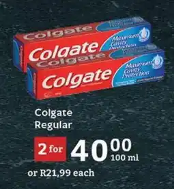 Oxford Freshmarket Colgate Regular offer