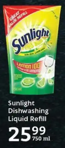 Oxford Freshmarket Sunlight Dishwashing Liquid Refill offer