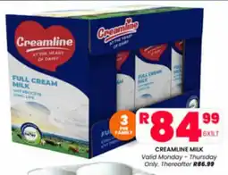 Take 'n Pay CREAMLINE MILK offer