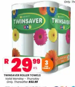 Take 'n Pay TWINSAVER ROLLER TOWELS offer