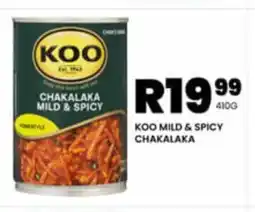 Take 'n Pay KOO MILD & SPICY CHAKALAKA offer