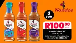 Take 'n Pay NANDO'S SAUCES ASSORTED offer