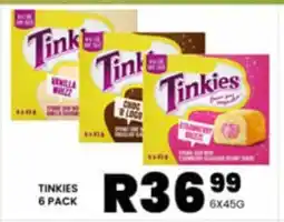 TINKIES 6 PACK