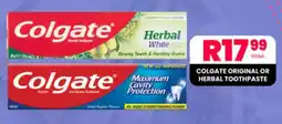 Take 'n Pay COLGATE ORIGINAL OR HERBAL TOOTHPASTE offer