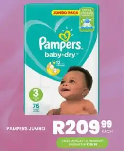 Take 'n Pay PAMPERS JUMBO offer