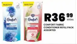 Take 'n Pay COMFORT FABRIC CONDITIONER REFILL PACK ASSORTED offer