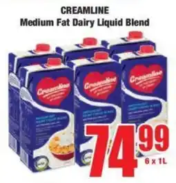 Boxer CREAMLINE Medium Fat Dairy Liquid Blend offer