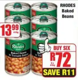 Boxer RHODES Baked Beans offer
