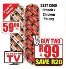 Boxer BEST COOK French/ Chicken Polony offer