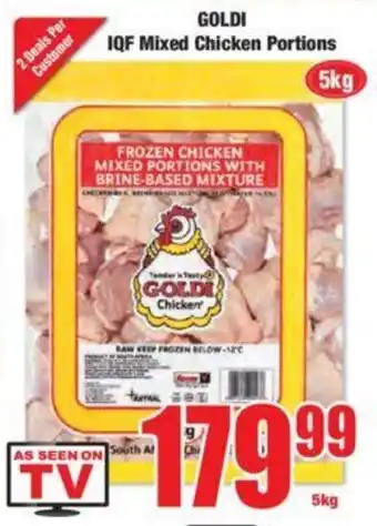 Boxer GOLDI IQF Mixed Chicken Portions offer