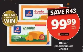 Checkers Clover Cheddar/Gouda Cheese offer