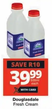 Checkers Douglasdale Fresh Cream offer