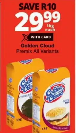 Checkers Golden Cloud Premix All Variants offer