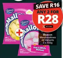 Checkers Beacon Marshmallows All Variants offer