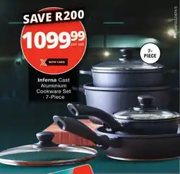 Checkers Inferna Cast Aluminium Cookware Set offer
