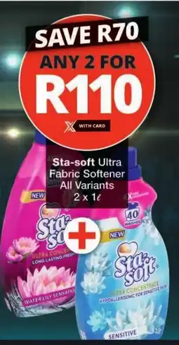 Checkers Sta-soft Ultra Fabric Softener All Variants offer