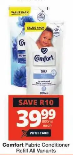 Checkers Comfort Fabric Conditioner Refill All Variants offer