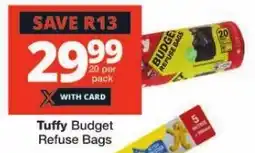 Checkers Tuffy Budget Refuse Bags offer