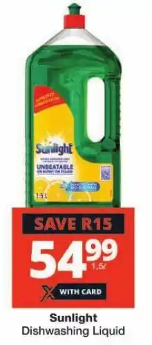 Checkers Sunlight Dishwashing Liquid offer