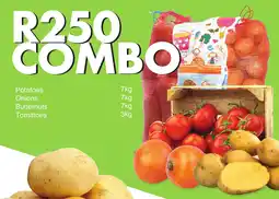 Save Hyper Potatoes 7kg, Onions 7kg, Butternuts 7kg, Tomatoes 3kg offer