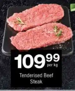 Checkers Tenderised Beef Steak offer