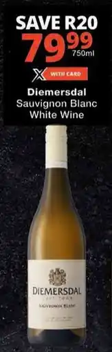 Checkers Diemersdal Sauvignon Blanc White Wine offer
