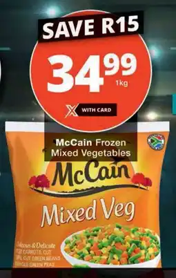 Checkers McCain Frozen Mixed Vegetables offer