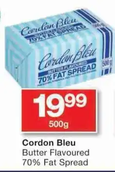 Checkers Cordon Bleu Butter Flavoured 70% Fat Spread offer