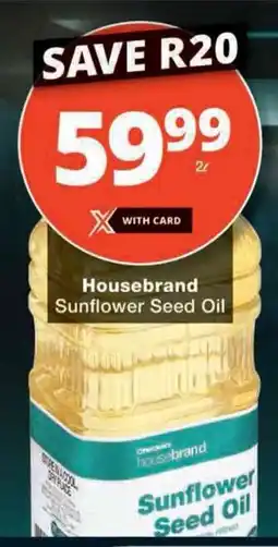 Checkers Housebrand Sunflower Seed Oil offer