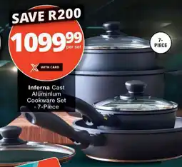 Inferna Cast Aluminium Cookware Set 7-Piece