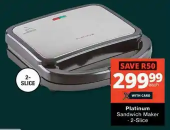 Checkers Platinum Sandwich Maker offer