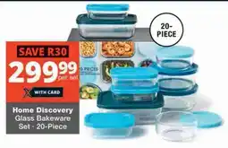 Home Discovery Glass Bakeware Set 20-Piece